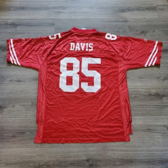Reebok San Francisco 49ers Vernon Davis Authentic Jersey Mens Size XL - Picture 2 of 5
